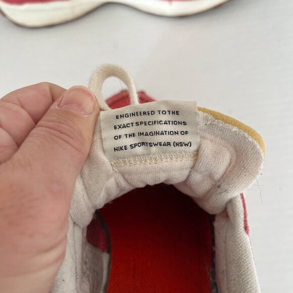 Nike Sz 8 Waffle Suede Debut Vintage Low Women Running Sneakers Tennis Shoes - Picture 6 of 9